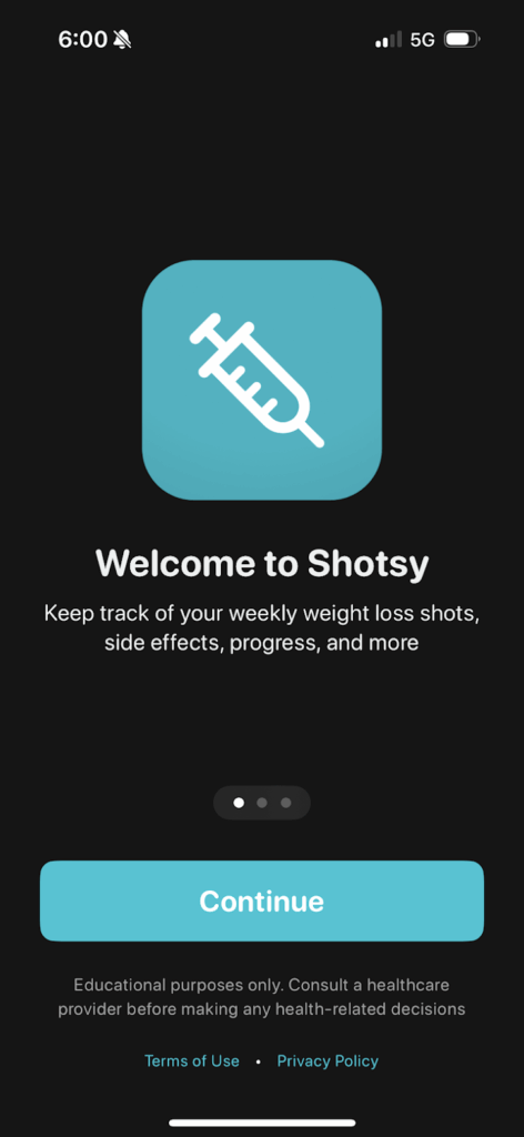 shotsy screenshot
